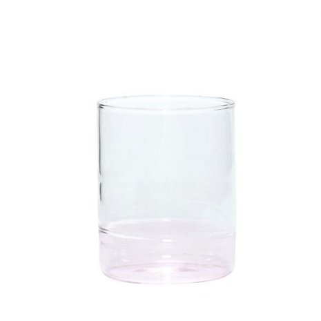 4 Verres à Eau Fond de Couleur	 (Ambre)
