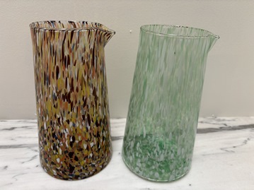 Jug Glass Tachetés Couleurs	 11X19CM/90CL