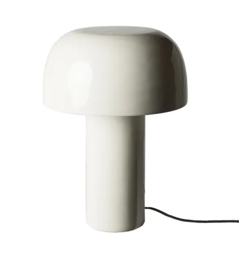 Lampe champignon émaillée Diva