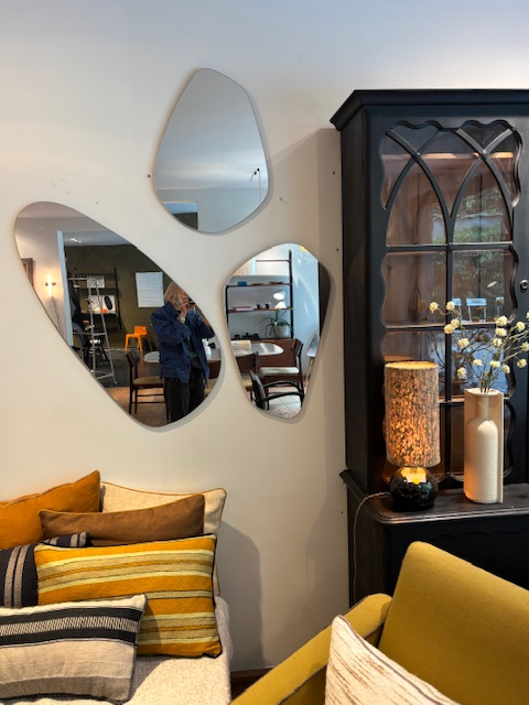 Miroir découpé asymétrique sans bord (40x65)