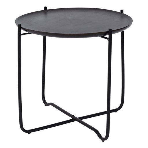 Table Plateau Pieds Métal Pliant 50x45(H)