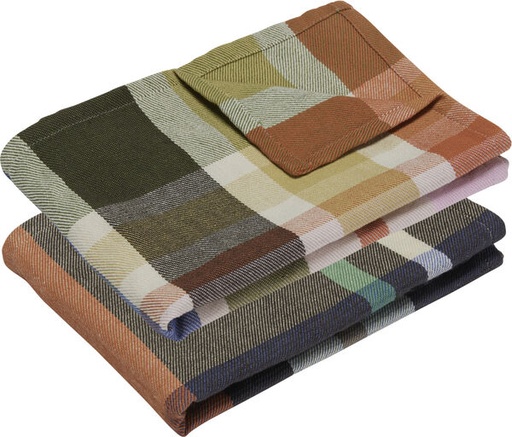 Essuie cuisine playful carreaux multicolor 50x70