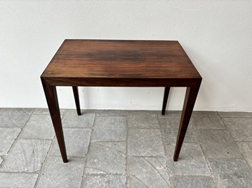 Table d'appoint en palissandre 57x37xh50