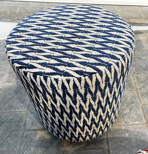 MYRA - pouf - tissu personnalisé - DIA 40 Flore 4