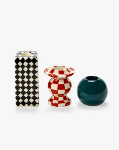 Set de 3 bougeoirs Wouters