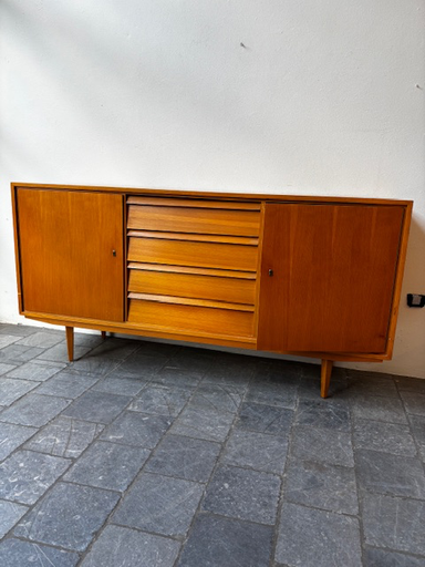 Enfilade tiroirs au centre 160x40xh80