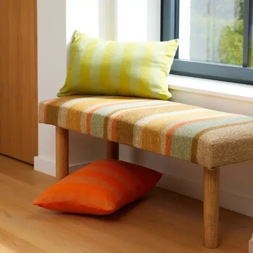 Housse de coussin - Stripes Orange ou Lemon
