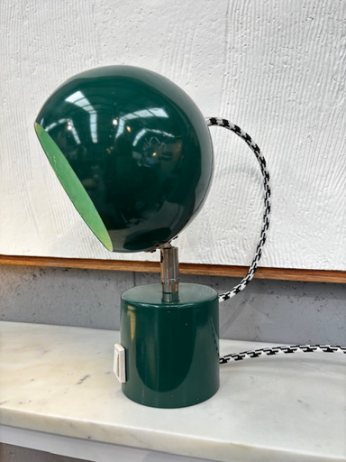Lampe spot boule verte années 70