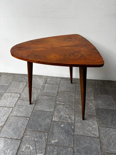 Table d'appoint tripode noyer 62x65xH60cm