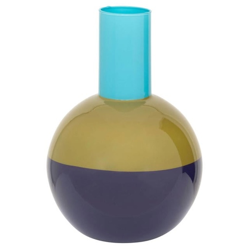 Vase Lahja tricolore ligné Ø 22.5x33cm