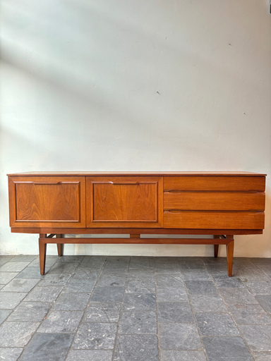 Enfilade en teck années 60 184x46xh74.5