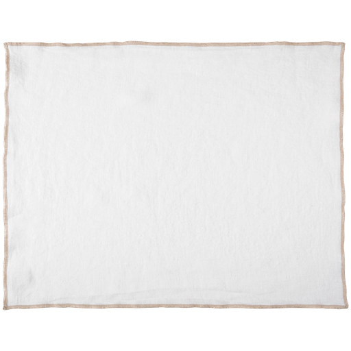Set de Table Venise Lin Bord Beige 35x47