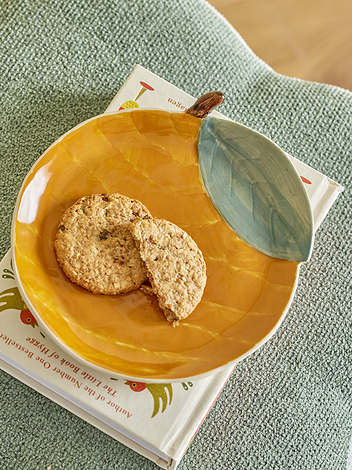 Assiette Agnes Orange Grès D16x2(h)
