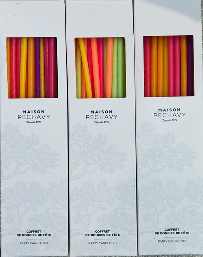 Coffret de 20 Cierges de Fête Gateau