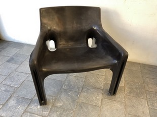 Fauteuil Brun Design 72x63x68